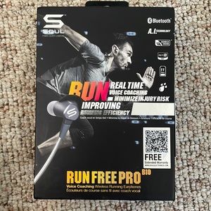 Run Free Pro Bio Voice Wireless Running Earphones w/ mic